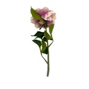 Flor artificial rosada 70cm