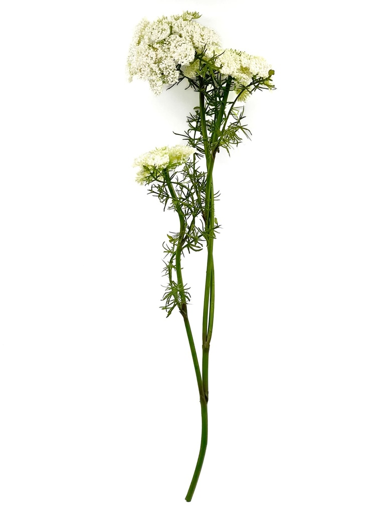Flores follaje artificial blanco