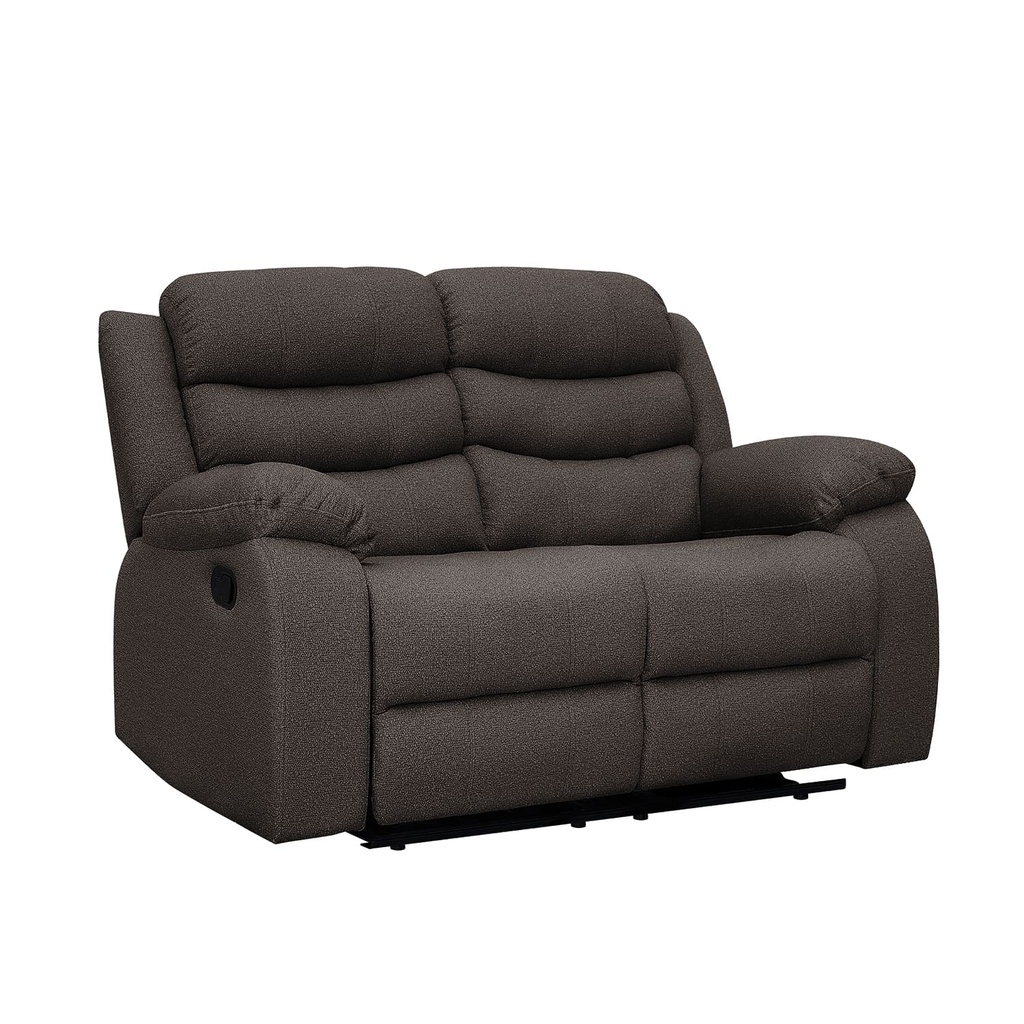 Sofá reclinable 2 cuerpos Boston café 