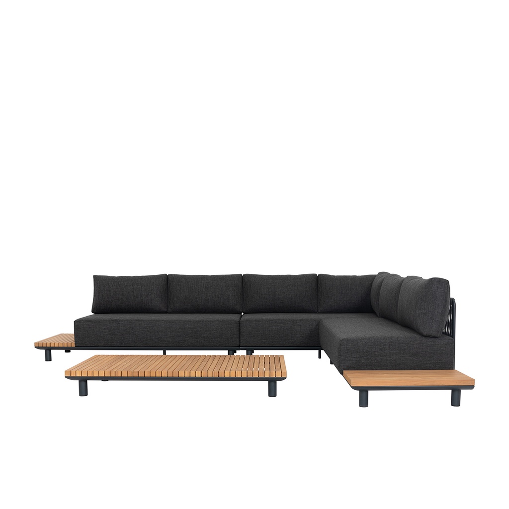 Set seccional terraza Lafite 4pzas