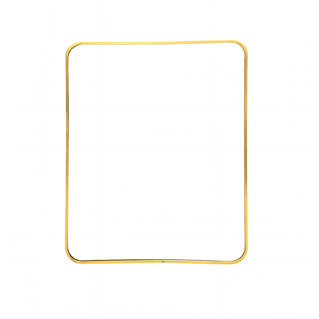 Espejo rectangular 60x80cm bronce
