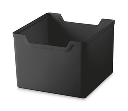 [230041489] Caja organizadora plástico negro 20x20x15cm
