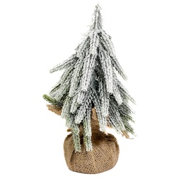[230042322] Adorno árbol navidad 20cm nevado